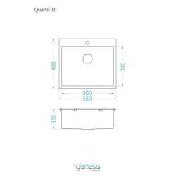 Dřez Alveus Quatro 10 nerez CARLOS10, 1124382