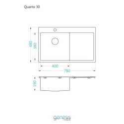 Dřez Alveus Quatro 30 nerez CARLOS30,1124384
