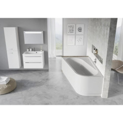 Asymetrická vana Ravak Chrome 170x105 cm akrylát levá CA31000000