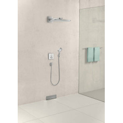Hlavová sprcha Hansgrohe Rainmaker Select včetně sprchového ramena černá/chrom 24003600