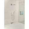 Hlavová sprcha Hansgrohe Rainmaker Select včetně sprchového ramena černá/chrom 24003600