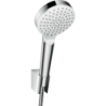 Sprchová hlavice s hadicí Hansgrohe Crometta bílá/chrom 26568400