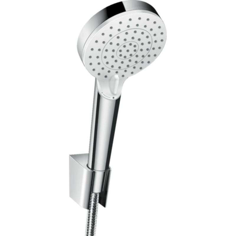 Sprchová hlavice s hadicí Hansgrohe Crometta bílá/chrom 26694400