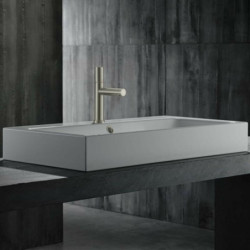 Umyvadlová baterie Hansgrohe Axor Uno s výpustí kartáčovaný nikl 45001820