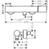 Sprchová baterie Hansgrohe Axor Uno bez sprchového setu 150 mm chrom 45600000