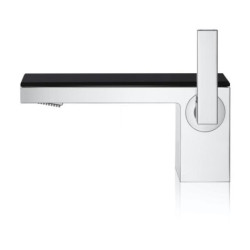 Umyvadlová baterie Hansgrohe Axor MyEdition s clic-clacem chrom/černé sklo 47010600