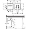 Umyvadlová baterie Hansgrohe Axor MyEdition bez podomítkového tělesa chrom/zrcadlové sklo 47060000