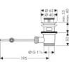 Odtoková souprava Hansgrohe DN32 pro umyvadla 51302000