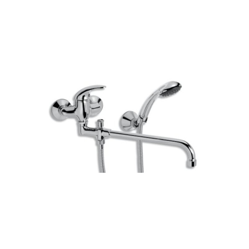 Vanová baterie Novaservis Metalia 55 se sprchovým setem 100 mm chrom 55037.0