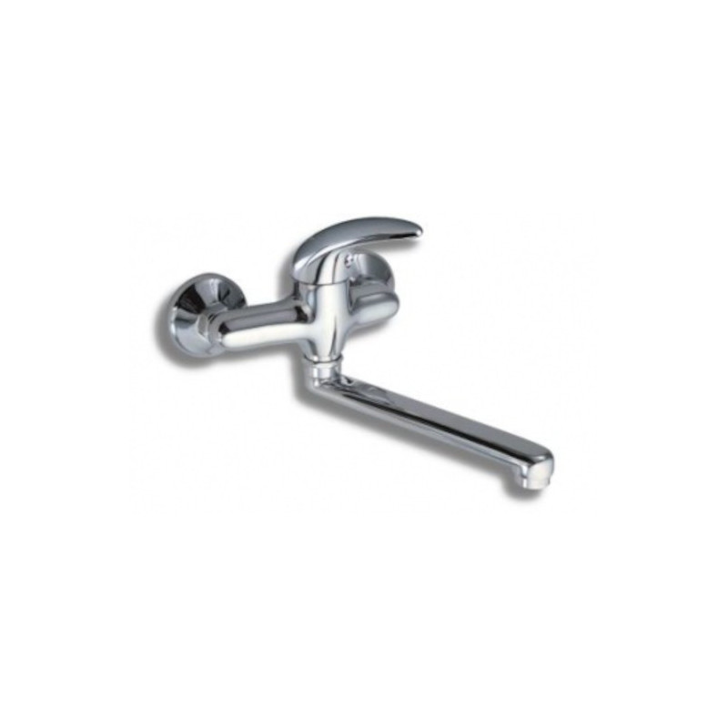 Dřezová baterie Novaservis Metalia 55 s otočným ramínkem 150 mm chrom 55076.0