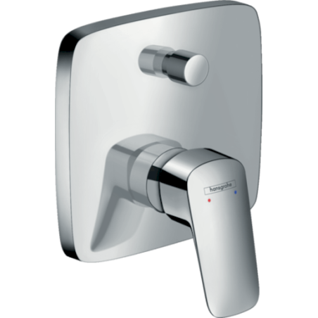 Sprchová a vanová baterie Hansgrohe Logis bez podomítkového tělesa chrom 71407000