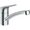 Dřezová baterie Hansgrohe Logis M31 nízkotlaká s otočným raménkem chrom 71831000