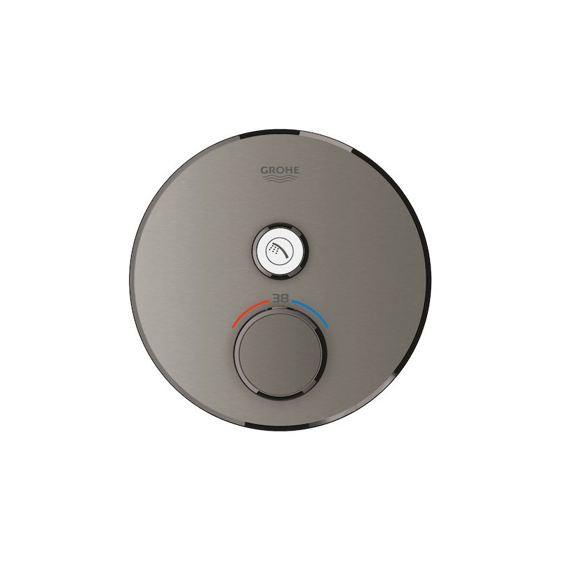 Termostat GROHE Smart Control s termostatickou baterií Brushed Hard Graphite 29118AL0