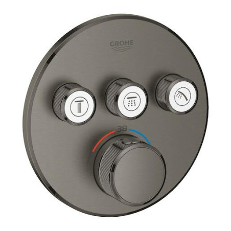 Termostat GROHE Smart Control s termostatickou baterií Brushed Hard Graphite 29121AL0