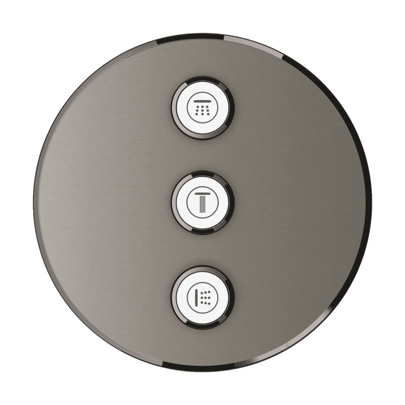Termostat GROHE Smart Control bez podomítkového tělesa Brushed Hard Graphite 29122AL0