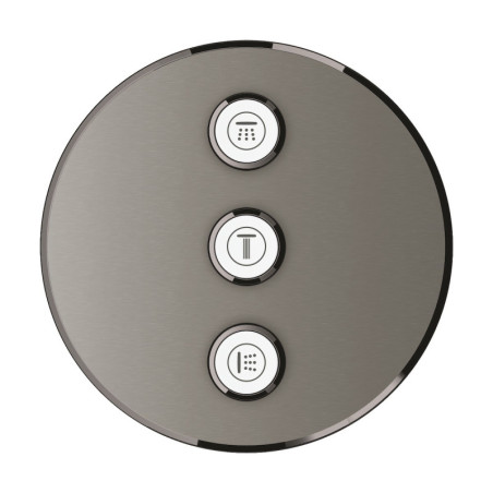 Termostat GROHE Smart Control bez podomítkového tělesa Brushed Hard Graphite 29122AL0