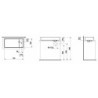 Umyvadlo na desku Laufen Kartell By Laufen 75x35 cm mat otvor pro baterii, bez přepadu H8123327571111