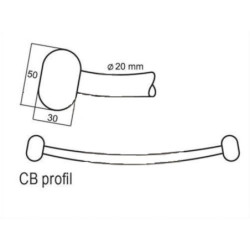 Radiátor kombinovaný P.M.H. Blenheim 94x75 cm chrom CB3750940CR