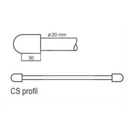 Radiátor kombinovaný P.M.H. Savoy 121x48 cm chrom CS44801210CR