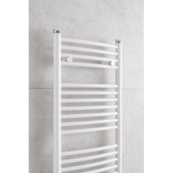 Radiátor kombinovaný P.M.H. Danby 129x45 cm metalická stříbrná D4MS4501290