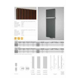 Radiátor pro ústřední vytápění Isan Octava 180x30 cm bílá DOCT18000318