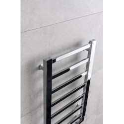 Radiátor kombinovaný P.M.H. Elektra 128x50 cm metalická stříbrná G35001280MS