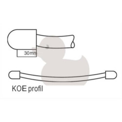 Radiátor elektrický Elvl KOE 94x45 cm bílá KOE450940