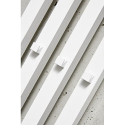 Radiátor kombinovaný P.M.H. Pluto 150x39 cm metalická stříbrná PL3851500MS