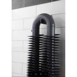 Radiátor pro ústřední vytápění Isan Spiral 150x14 cm šedá RAO2150057137SE