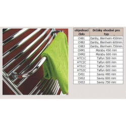 Držák ručníků na radiátory P.M.H. Taifun chrom HTC2C