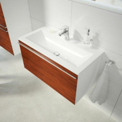 Umyvadlo Ravak Clear 80x38 cm otvor pro baterii, bez přepadu XJJ01180000