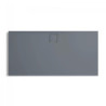 Sprchová vanička obdélníková Hüppe EasyFlat 160x100 cm litý mramor šedá matná EF0119.026