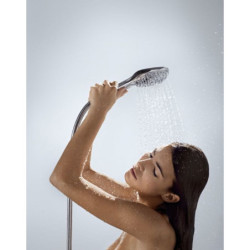 Sprchová hlavice Hansgrohe Raindance Select E bílá/chrom 26520400