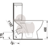 Wc kombi komplet Jika Lyra Plus šikmý odpad H8263840002423