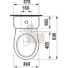 Wc kombi komplet Jika Lyra Plus šikmý odpad H8263840002423