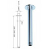 Sprchové rameno Ravak 703.00 chrom X07P178