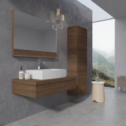 Zrcadlo Ravak Formy 80x71 cm ořech X000001049