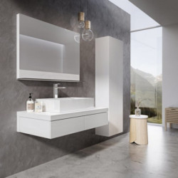 Zrcadlo Ravak Formy 80x71 cm dub X000001046