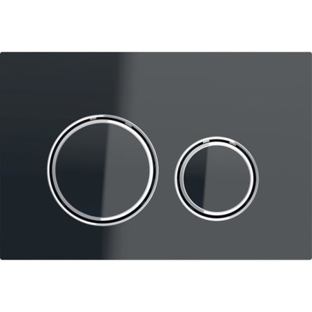 Ovládací tlačítko Geberit Sigma21 zinek černá 115.884.SJ.1