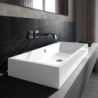 Umyvadlo Kaldewei Puro 3168 120x46 cm bez otvoru pro baterii Perl-Effekt 907006003001