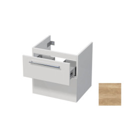 Koupelnová skříňka pod umyvadlo Cube Naturel Ratio 59,5x56x39,5 cm dub Nebraska přírodní CU602Z56.31