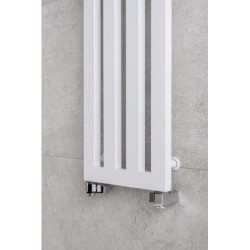 Radiátor P.M.H. Darius s háčky 150x32,6 cm metalická stříbrná DAH53261500MS