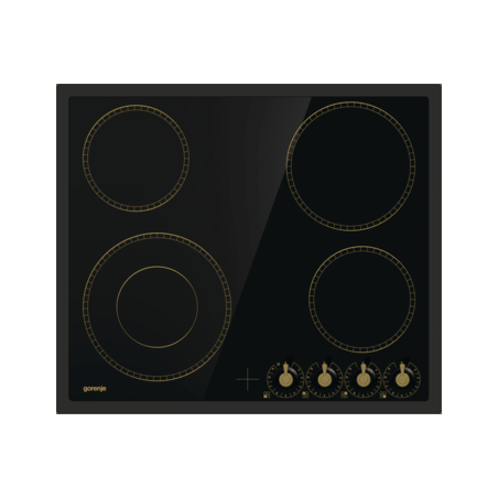 Sklokeramická varná deska Gorenje Classico černá EC642CLB