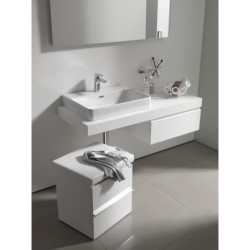 Umyvadlo Laufen Pro S 60x46,5 cm otvor pro baterii, bez přepadu H8169634001561