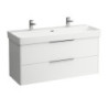 Umyvadlo Laufen Pro S 120x46 cm se dvěma otvory pro baterii H8149654001071