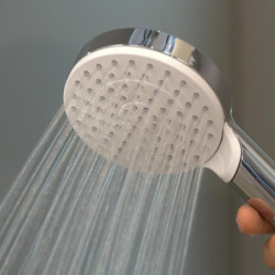 Sprchová hlavice s hadicí Hansgrohe Crometta bílá/chrom 26690400