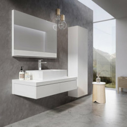 Koupelnová skříňka pod umyvadlo Ravak Formy 100x55 cm bílá X000001030