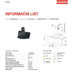 Komínová digestoř Franke 90 cm FPJ915VBKA