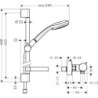 Sprchová baterie Hansgrohe Croma 100 se sprchovým setem 150 mm chrom 27032000