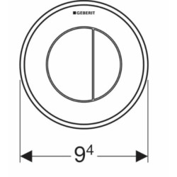 Ovládací tlačítko Geberit Typ 10 116.055.KJ.1